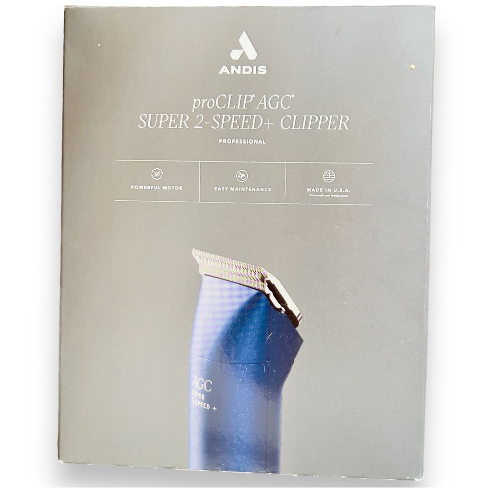 ANDIS Professional Proclip AGC+ 2-Speed Clipper • Blue Dog Grooming Shears NEW - Picture 2 of 15